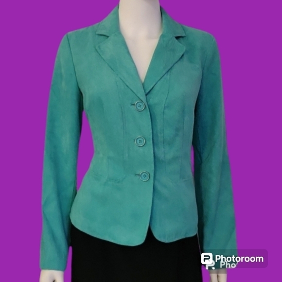 Vtg R.Q.T. 1970s Corduroy Preppy Blazer Jacket - Picture 1 of 6